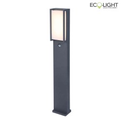 path light QUBO 1 flame, Bluetooth controllable IP54, anthracite